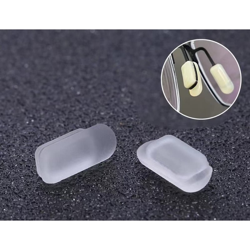 Push-in Glasses Nose Pads,Eyeglasses Nosepads Replacement for Glasses Eyeglasses Frames,Snap-in/Slide-on