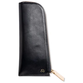 Iroha Publishing Pen Case, Iroha Publishing Pen Case, Pencil Case, Genuine Leather, SUNNY FLAT PEN CASE L-LSLP-M-02