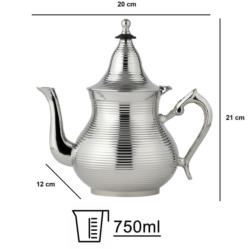 Marrakech Oriental Decorative Teapot Tea Maker with Strainer Insert 750