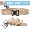 ZYEKIU Tactical Belt Men's Nylon Quick Release Belt 3.8 cm