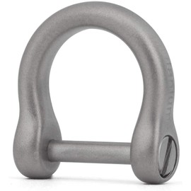 TISUR Key Ring Titanium D-Ring Key Car Motorcycle Keychain Cute Smart Key Keychain with Driver, Frosted Mini 1 Piece, 1 pc