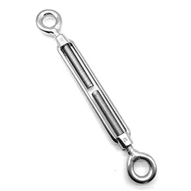 JY-MAIRNE Stainless Steel Turnbuckle 3/8",Marine Hardware Heavy Duty Turnbuckle 240mm length