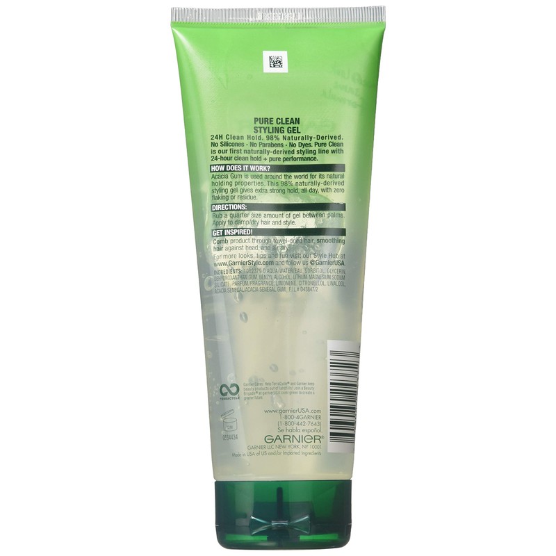 Garnier Fructis Style Pure Clean Styling Gel, 6.80 Oz (