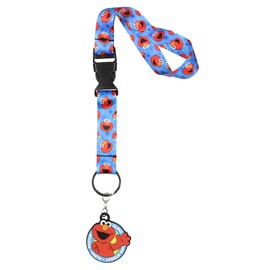 Sesame Street Elmo Wristlet Strap Lanyard for Keys | Hand and Wrist Lanyard ID Badge Holder Keychain for Men Women