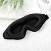WLLHYF Silk Sleep Mask, 3D Stereo Deep Sleep Eye Mask