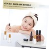 Healeved 10PCS Essential Oil Roller Bottles Gourd Style Containers with