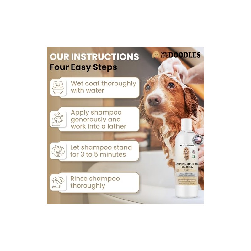 We Love Doodles- Champú de Avena Premium 5 en 1