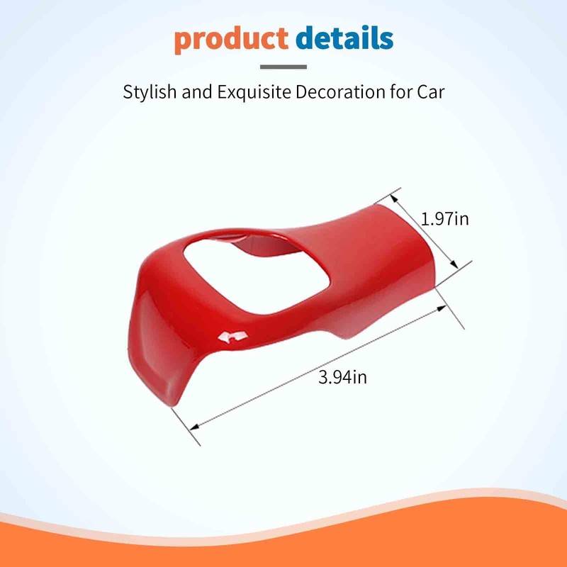JeCar Center Console Gear Shift Shifter Knob Cover Trim for
