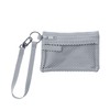 MUJI OHG72A3S Polyester Card Case, Gray, Approx. 3.1 x 4.7