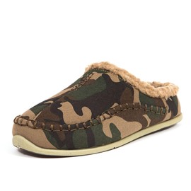 Deer Stags Lil Nordic Slipper, Camouflage, 4 US Unisex Big Kid