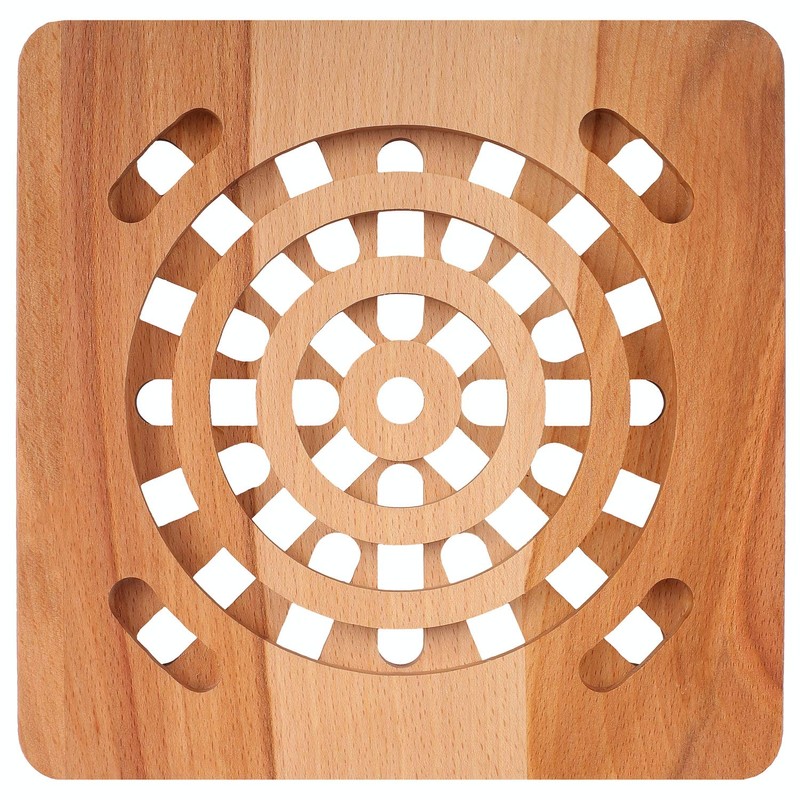Creative Home Square Hot Trivet Wood | 19.5 x 19.5