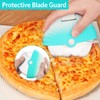 Asdirne Pizza Cutter Wheel with Protective Blade Cover, Detachable and