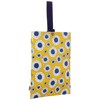 René Dieu Shoe Bag, Yellow, Size: Approx. 7.9 x 11.0