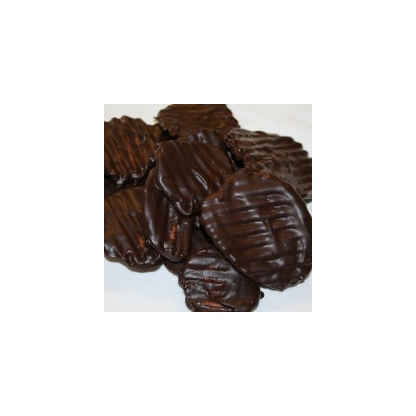 Chocolate Covered Potato Chips (No-Melt Guarantee) (Dark Chocolate, Half Pound)