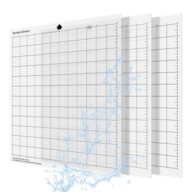 Prime Vinyl Cutting Mat for Silhouette Cameo 4/3/2/1-3 Pieces Standard Handle - 12 x 12 Inch Non-Slip Cutting Mat Cutting Mat Set