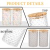 1200ML/42OZ Acrylic Bath Salt Jar with Wooden Scoop Bath Salt