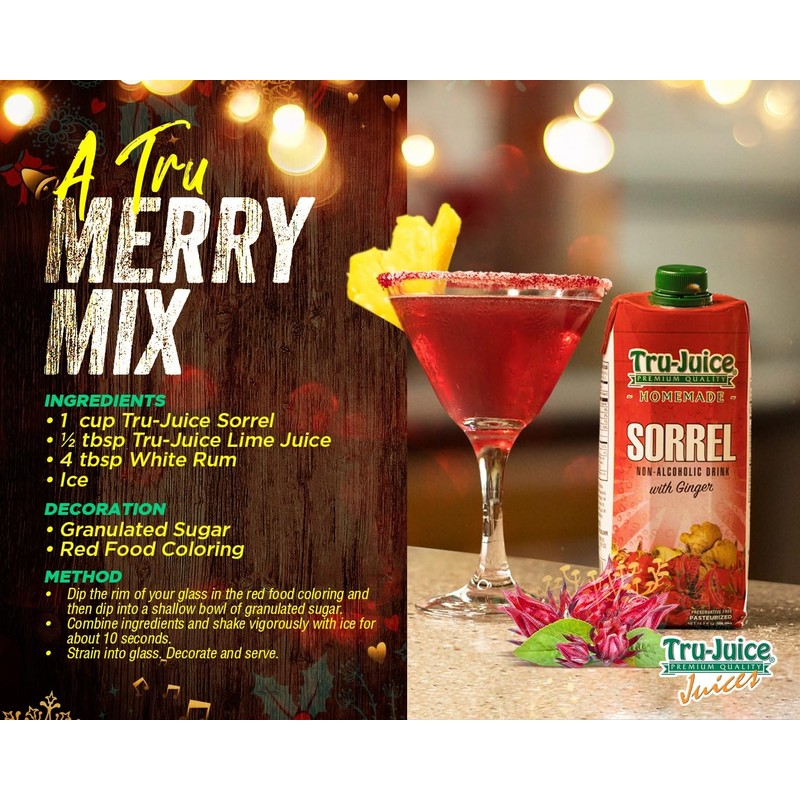 Tru-Juice Homemade Sorrel/Ginger, 1 Liter