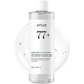 ANUA Houttuynia Cordata 77% Soothing Toner, 16.9 oz (500 ml) – Moisturizing & Calming for Sensitive, Dry, and Mixed Skin