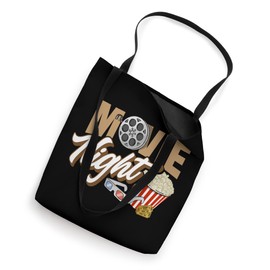 Movie Night - Popcorn Movies Cinema Family Tote Bag