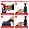 Mark 2000 Self-Inking Rubber Date Office Stamp with Received Phrase