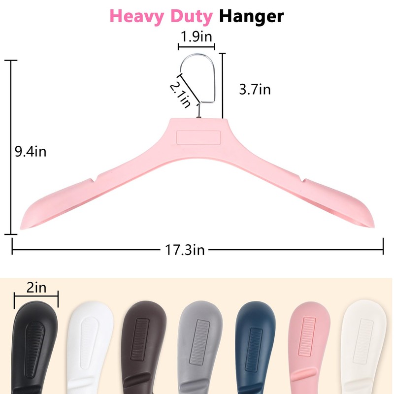 DEDU Suit Hangers for Men 20 Pack, Sweater Hangers No