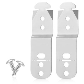 2pcs Dishwasher Mounting Bracket, 00619985 Stainless Steel Under Counter Dishwasher Mount Clips Parts Compatible with Bosch Thermador Kenmore Gagenau & Most Top Brand Dishwashers
