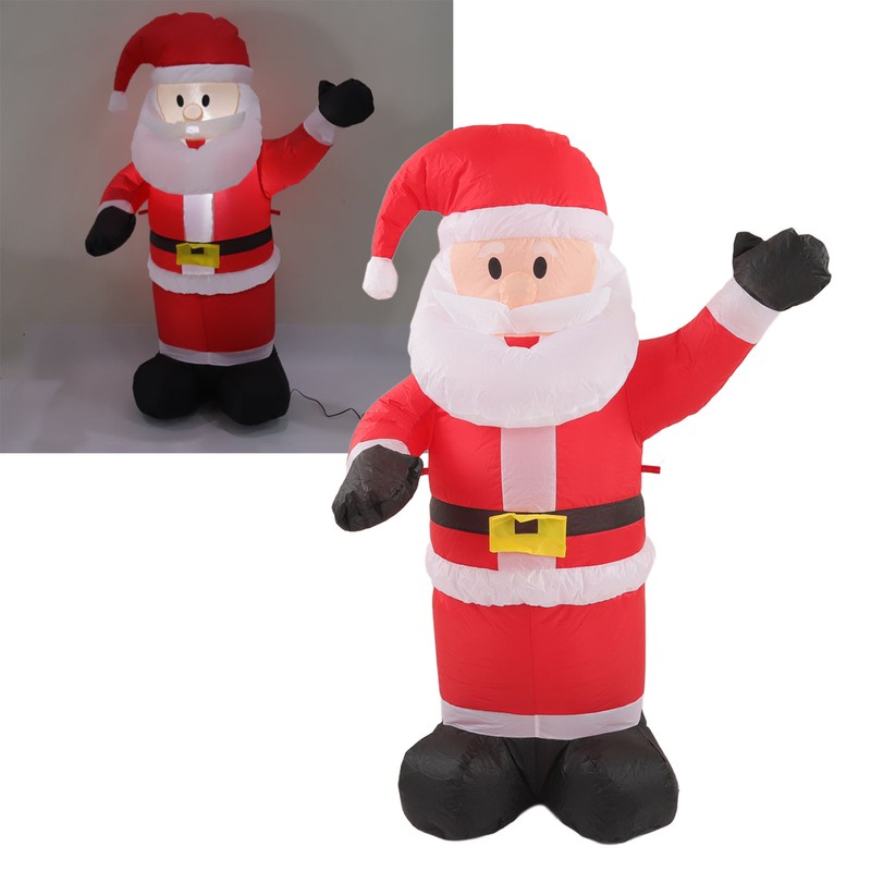 Christmas Inflatable Santa Waterproof Tear Resistance Inflatable Santa Decoration with
