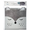 Atmosphera Children's Storage Box Fox Velvet Grey Grey