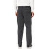 Dockers Men's Relaxed Fit Comfort Khaki Pants, Dark Charcoal Heather,