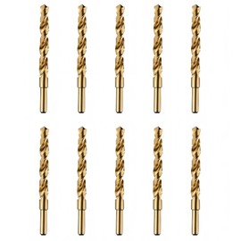 10-Piece Cobalt-Enhanced Drill Bit Set - 135° Split Point HSS Twist Bits for Hardened Metals (Stainless Steel/Cast Iron) & Wood/Plastic, 2.0mm Anti-Corrosion Multi-Material Drilling Kit