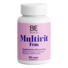 Suplemento Para Mujer Multivit Omega 3 Antioxidantes 60cap Multivit Fem - de, y, Inclui