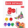 BPTRKOM Set of 20 colourful dice set, 6-sided colours dice