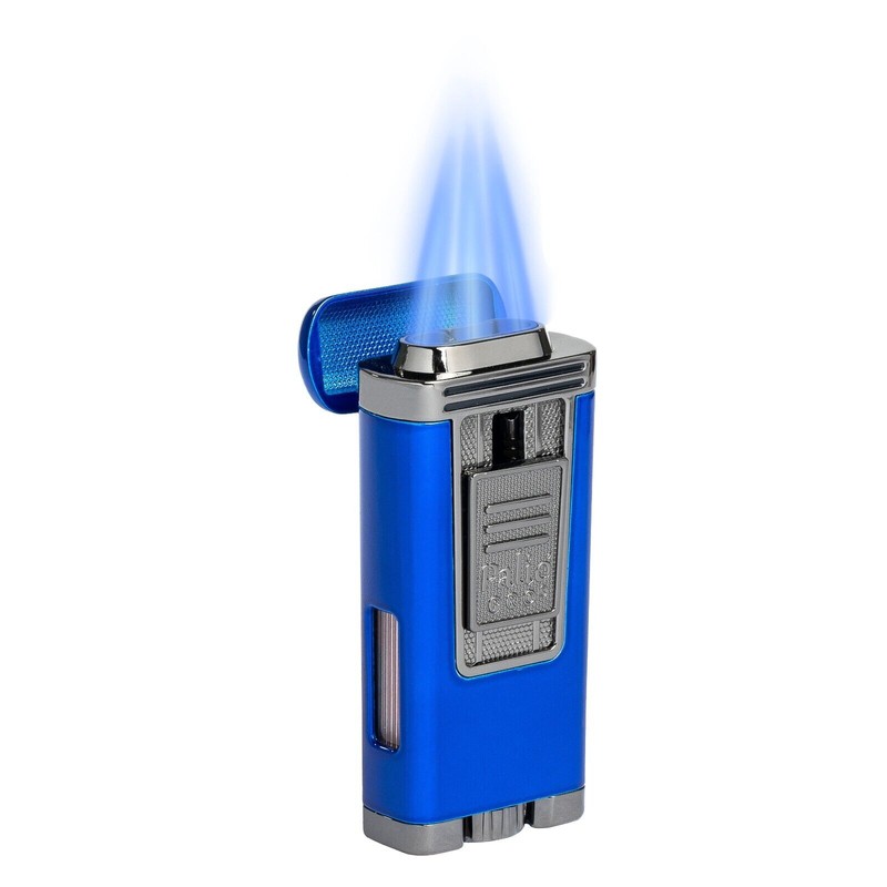 Palio Pro Polaris Triple Torch Cigar Lighter, Butane refillable, Tabletop,