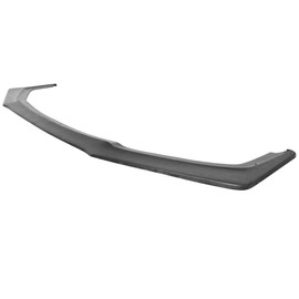 IKON MOTORSPORTS, Front Bumper Lip Compatible with 2017-2021 Honda Civic Hatchback Sport, Ikon V6 Style Unpainted PU Front Lip Lower Chin Spoiler, 2018 2019 2020