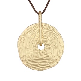 Jeilwiy Chunky Necklaces for Women Leather Cord Necklace with Pendant Boho Long Sweater Necklace Vintage Jewelry, Faux Leather, No Gemstone