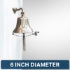 Solid Brass Wall Mounted Ship Hanging Bell for Reception, School,