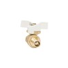1/2-in Brass Pex Ball Valve, 1/4 Turn Shut Off Valve