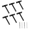 Cjueiom 8 Pack 7.6 cm, 75 mm Floating Shelf Brackets,