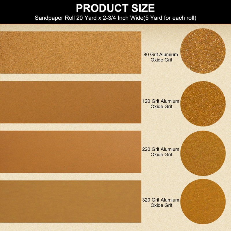 Total 20 Yards Long Continuous Roll Kit - 80 120