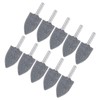 M METERXITY 10-Pack Abrasive Mounted Stone Grinding Bits, 1/4 IN(6mm)