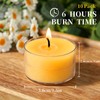 UGBEM Beeswax Tea Light Candles Bulk 6 Hour Non Toxic