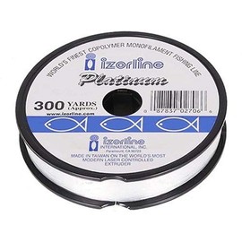 Izorline 27073 Platinum Co-Polymer Mono Line, 20 lb/300 yd, Clear
