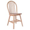 Winsome Windsor 2-Piece Chair Set, Solid Wood, Natural Finish