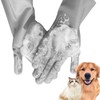 AKEISHE Pet Grooming Gloves – 5-Finger Deshedding & Massage Gloves