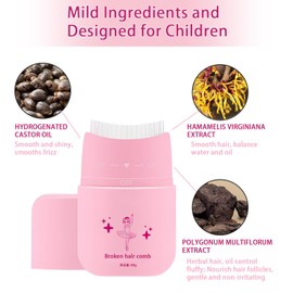 Hair Gel For Kids With Comb, Kids Broken Hair Finishing Stick Gel,Long Lasting Frizz Control, Natural Ingredients,Suitable for All Hair Styles,Gentle & Easy To Use