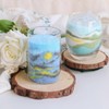 Honbay 100PCS Disposable Candle Dust Protectors Paper Candle Pull Tab
