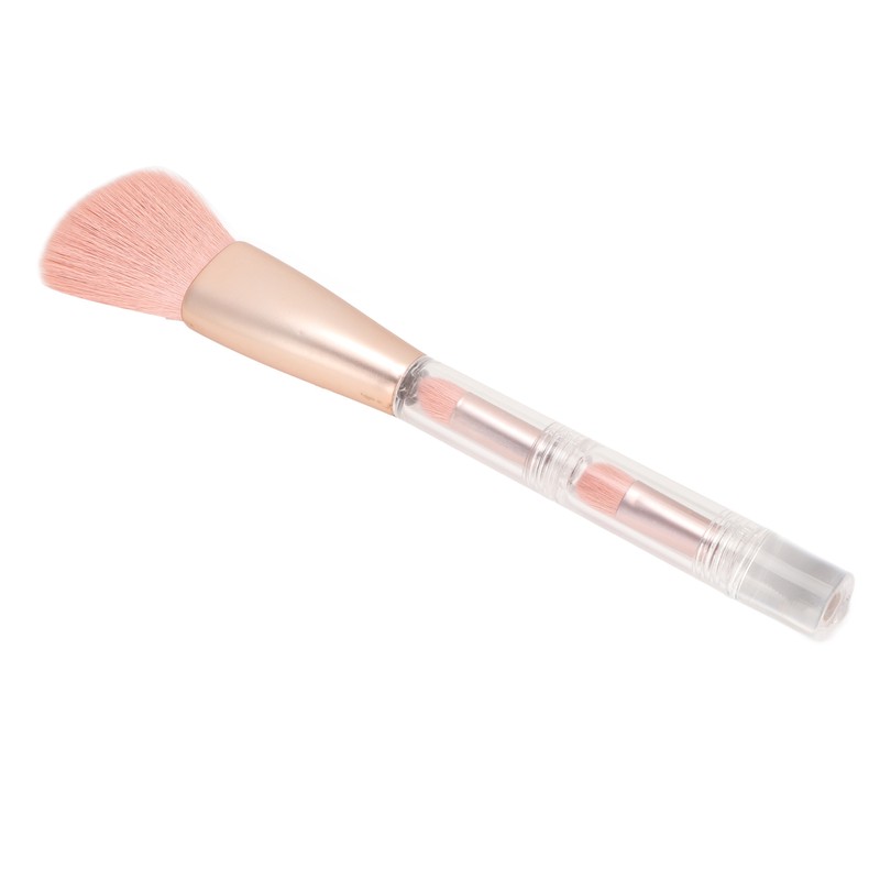 4 in 1 Makeup Brush Simple Elegant Portable Transparent Handle