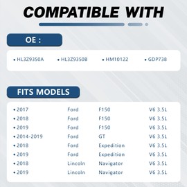 KELOKE High Pressure Fuel Pump Compatible with Ford F150 2017-2019, GT 2017-2019, Expedition 2018-2019 & Lincoln Navigator 2018-2019, V6 3.5L, Replace# HL3Z9350A HM10122 GDP738