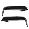 2pcs Front Bumper Vent Canard Splitter Left Right ABS Wind