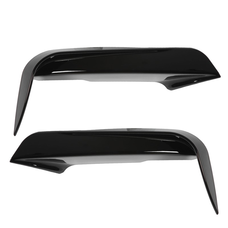 2pcs Front Bumper Vent Canard Splitter Left Right ABS Wind